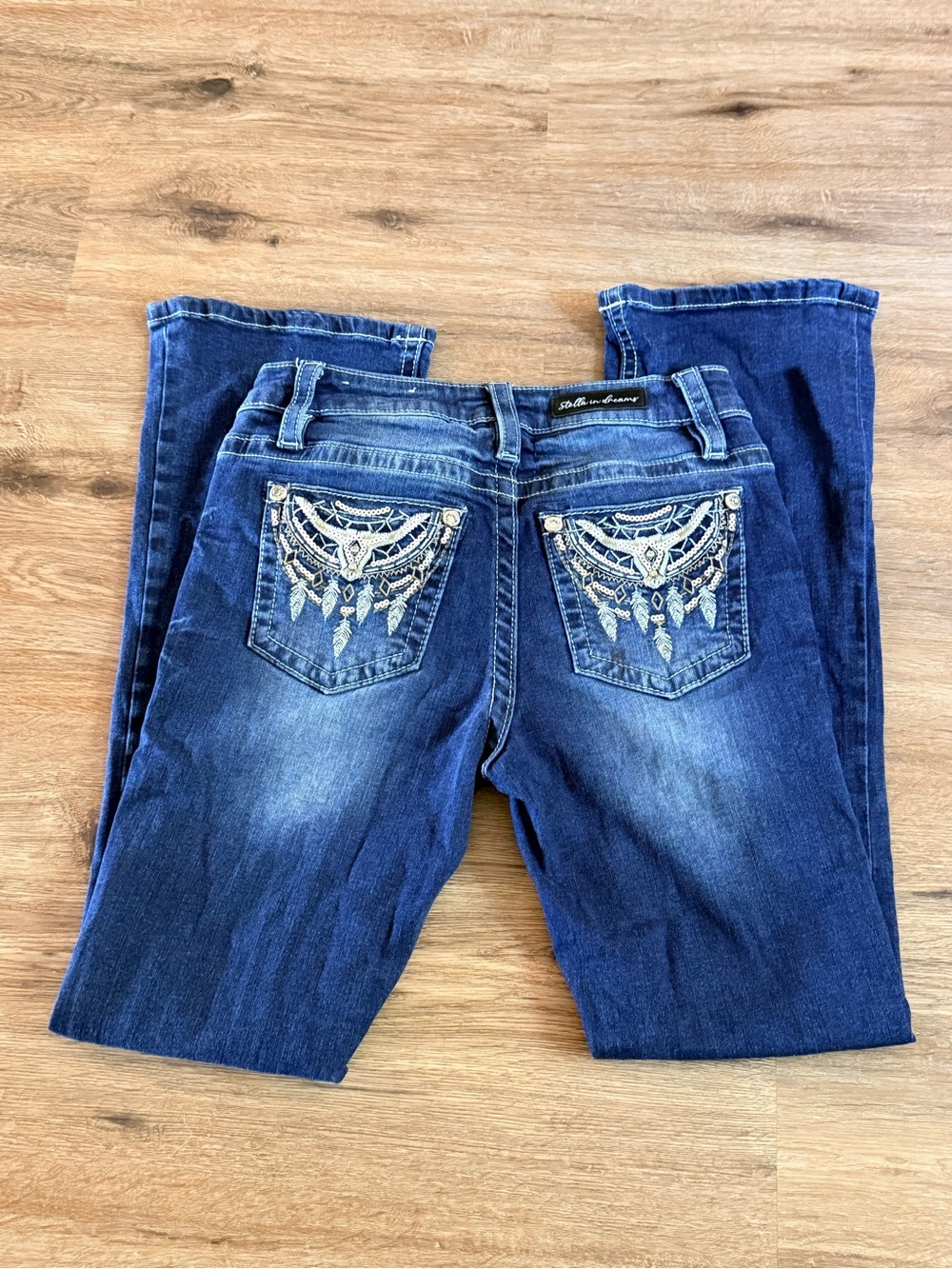 Stella Bling Embellished Dark Blue Women's Jeans